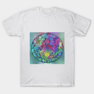 trippy mandala design T-Shirt